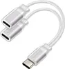 A white USB-C audio and charging splitter. Anteprima dell’immagine prodotto
