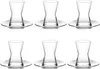 Lav Derin Set de 12 verres à thé turcs avec soucoupes Voir les images du produit 3