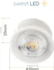 Sweet LED Aufbaustrahler Aufbauspot flach 5W Aufputz rund Produktbild-Vorschau 2