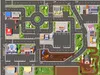 A bird's-eye view of a toy town with various buildings, roads, and green spaces. Produktbild-Vorschau