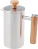 Karaca Double Wall Edelstahl Eiche French Press 350 ml Produktbild-Vorschau 1