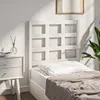 vidaXL Kopfteil Weiß 80,5x4x100 cm Massivholz Kiefer - Produktbild-Vorschau 2