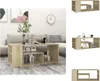vidaXL Konferenční stolek Sonoma dub 100x50x40 cm materiál Náhled obrázku produktu 1