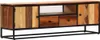 vidaXL TV Schrank 120x30x40 cm Massives Altholz und Stahl - Produktbild-Vorschau 2
