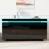 Credenza Merax con LED, cassettiera a 2 ante e 3 cassetti, Anteprima dell’immagine prodotto 3