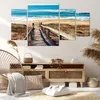 Bild auf Leinwand - Leinwandbild - 4 Teile - Meer Strand Produktbild-Vorschau 7