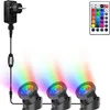 Teichbeleuchtung LED Unterwasser Unterwasserbeleuchtung RGB Produktbild-Vorschau 1