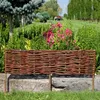 Weidenzaun Beeteinfassung Weide Beet Palisade Zaun Beet Produktbild-Vorschau 6