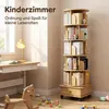 6 Ebenen Drehbares Bücherregal, 360° Drehbares Rundregal Produktbild-Vorschau 11