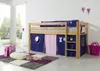 Relita Halbhohes Spielbett ALEX Buche massiv natur lackiert Produktbild-Vorschau 7