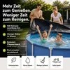Poolabdeckplane rund schwarz – 200 g/m² Solar Poolabdeckung Produktbild-Vorschau 5