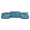 U-Form Ecksofa Magnum U Türkis mit Schlaffunktion und 2 Produktbild-Vorschau 2