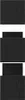 Wandplanken 3 stuks Zwarte Eiken 58x18x18 cm Bewerkt Hout Productafbeelding-voorbeeld 6
