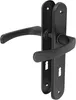 ADGO® Maniglia per porta 90 mm Inserto per serratura nero Anteprima dell’immagine prodotto 2