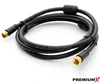PremiumX 2m SAT TV Antennenkabel F-Anschlusskabel mit Produktbild-Vorschau 2