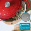 Flache Gusseisen-Auflaufform – 2,3 l – rotes Ombre Produktbild-Vorschau 4