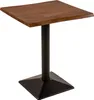Bistrotisch Baumkante massiv Akazie nussbaum 70 x 70 cm Produktbild-Vorschau 2