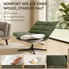 Yaheetech Bürostuhl mit breiter Sitzfläche aus Cordstoff, Produktbild-Vorschau 6