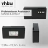 vhbw Akku kompatibel mit Stiga Autoclip 158614, 225, 228, Produktbild-Vorschau 5