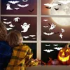 Halloween Fensterbilder, 60 Stück, PVC, weiß, 30x20 cm Produktbild-Vorschau