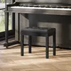 HOMCOM Pianobank, pianostoel met opbergruimte, houten Productafbeelding-voorbeeld 2