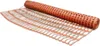 A roll of orange plastic safety netting is partially unrolled on a white surface. Náhľad obrázku produktu