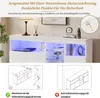 MODFU Hochglanzschrank Esszimmerschrank mit grifflose Produktbild-Vorschau 9