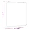 vidaXL Magnetická tabule 60x60x1,7 cm hliníková Náhled obrázku produktu 6