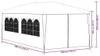 MaxxGarden Partyzelt weiß - 6 Seitenwände - 3 x 6 m Produktbild-Vorschau 21