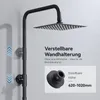 Auralum Duschsystem mit Umsteller,Regendusche Quadratisches Produktbild-Vorschau 6