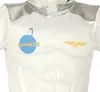 Close-up of a child's astronaut costume chest area. Anteprima dell’immagine prodotto