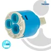 A product shot of a faucet cartridge with brand logo and marketing elements. Produktbild-Vorschau