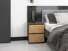 Comodino con cassetti IVAR - rovere artisan / antracite Anteprima dell’immagine prodotto 3