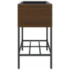 vidaXL Hochbeete mit Ablage 2 Stk. Braun 90x40x75 cm Poly Produktbild-Vorschau 7