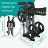 ELONEO rollator pieghevole e leggero con sedile, rollator Anteprima dell’immagine prodotto 6