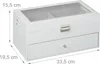 relaxačná krabička na okuliare biela 33,5 x 19,5 x 15,5 cm Náhľad obrázku produktu 4