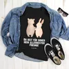 Mr. & Mrs. Panda Tshirt Bär und Hase Umarmen - Schwarz - Produktbild-Vorschau 2