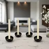 Echtwachs Stabkerzen geriffelt 8er Pack - creme - Festtags Produktbild-Vorschau 6