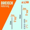 4x PV 118-3mm 4Stk. Photovoltaik Aufständerung Halterung Produktbild-Vorschau 4