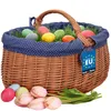 KOTARBAU® Panier en Osier Avec Anse 47x31x32 cm Marron Voir les images du produit 1