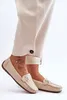 Damenmodische Wildleder-Mokassins Beige Rabell 36 Produktbild-Vorschau 3