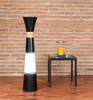 Leewadee Hohe Bodenvase 85 cm aus Mangoholz in schwarz Produktbild-Vorschau 3