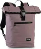 A roll-top rucksack is shown against a white background. Voir les images du produit