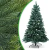 A Christmas tree with a close-up of pine needles on the left side. Produktbild-Vorschau