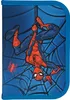 A Spider-Man graphic on a blue background, likely a pencil case or similar item. Produktbild-Vorschau