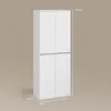 Armadio Livinity Garda Bianco con 4 porte, Model 58740 Anteprima dell’immagine prodotto 3