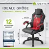 Juskys Racing Schreibtischstuhl Montreal (rot) - Gaming Produktbild-Vorschau 7