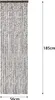 Flauschvorhang U-87 / 56 x 185 taupe Productafbeelding-voorbeeld 2