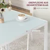 HOMCOM Esstisch Esszimmertisch Quadratischer Küchentisch Produktbild-Vorschau 4