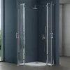 doporro Cabine de Douche Pare-Douche Douche en Quart de Voir les images du produit 2